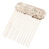 3 Pcs Metal Side Comb Chinese Old Style Hairpin Decorative Hair Combs DIY Bridal Hair Accessories, KC Gold Hair Pin