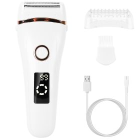 Women Shaver Electric Hair Remover Body Razor Cordless Bikini Trimmer Rechargeable Wet Dry Epilator for Leg Arm