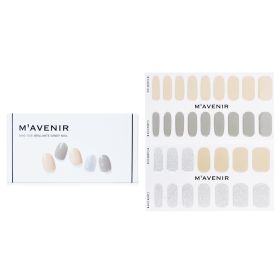 MAVENIR - Nail Sticker (Assorted Colour) - # Brillante Sandy Nail MHG-008 / 021021 32pcs