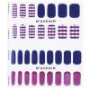 MAVENIR - Nail Sticker (Patterned) - # Gingham Check With Purple Nail MHA-033 / 021205 32pcs