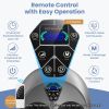 Foot Massager Electric Shiatsu Machine with Heat Kneading Vibration Air Compression Pressure Foot Spa