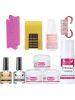 Nail  Acrylic Glitter Crystal Powder Monomer Manicure Tool Tips Brush Nails Art Decoration  DIY Pro Full Kit