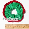 8 Pcs Colorful Christmas Hair Scrunchies Plush Winter Hair Band Ponytail Holder Elastics Hair Ties Hair Accessories