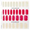 MAVENIR - Nail Sticker (Red) - # Sweet Dream Wine Nail MHA-045 / 021328 32pcs