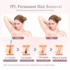 IPL Laser Hair Removal for Women and Men - laser hair removal for women permanent 999,999 Flashes Painless Hair Remover with Ice-Cooling on Armpits Ba