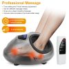 Electric Foot Massager Heat Therapy Kneading Air Compression Machine Intensity Time Setting Foot Pain Relief Massagers