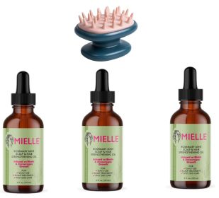 MIELLE Mint Scalp Hair Strengthening Oil (Option: Set3)