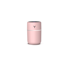 Car Mini Humidifier Portable Creative Large Fog Volume Water Replenishment Instrument (Color: pink)