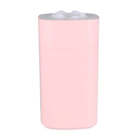 New Small Tail Fish Night Light Humidifier USB Mini Car Air Purifier Household Humidifier (Option: Square powder-USB)