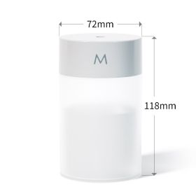 New Style Air Humidifier Aroma Diffuser Household USB Ultrasonic Diffuser Essential Oil Humidifier (Option: White-USB)