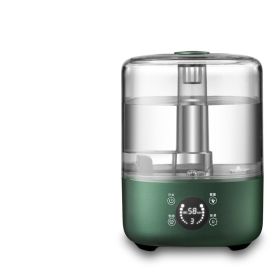 Silent Bedroom Large-capacity Heavy Fog Humidifier (Option: Green-Intelligent sterilization fund-220V US)