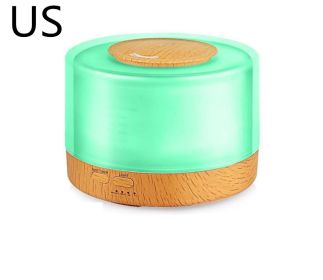 Large Capacity Remote Control Wood Grain Aroma Diffuser (Option: Wood grain-US)