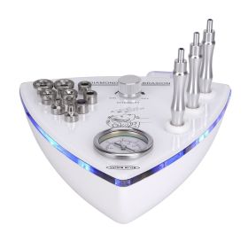 Diamond Miniature Dermabrasion Instrument Blackhead Removal Device Cutin Skinning Machine (Option: White-110V US)