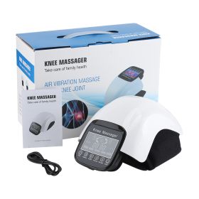 Four-gear Timing Infrared Electric Plus Knee Joint Massage Instrument (Option: White Touch Screen Models)