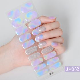 Autumn And Winter UV Detachable Wear Nail Stickers Waterproof And Durable Semi-curing Gel Nail Sticker (Option: JM062)