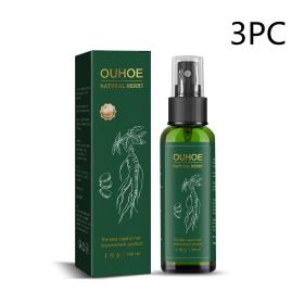 Ginseng Hair Growth Liquid Spray To Prevent Hair Loss (Option: 100ml box-3PCS)