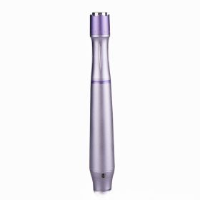 Electric Beauty Instrument Face Microneedle Pen Household Water Light Inductive Therapeutical Instrument (Option: Purple Style)