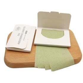 Face Oil-absorbing Sheets 100 Pieces Summer Refreshing Oil Control (Option: Green Tea 100 Pieces)