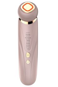 Household Facial French Pattern Massage Cleansing Lifting And Firming Face Inductive Therapeutical Instrument (Color: pink)