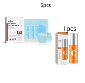 Collagen Film Fade Wrinkles Skin Plump Moisturizing Eye Skin Rejuvenation Film (Option: Style1 6pcs set)