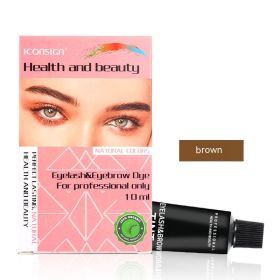 Waterproof And Durable Eyebrows Stain (Option: 10ml-Brown I)