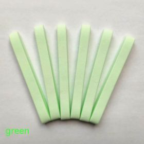 Compression Strip Facial Cleaning Puff Absorbent Sponge Round (Color: green)