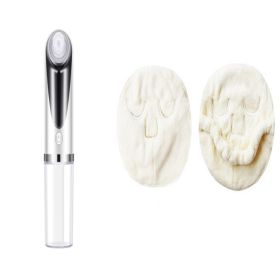 Small Bubble Blackhead Apparatus Beauty Instrument Instrument Cleaning Deep Cleansing Face (Option: White set-USB)