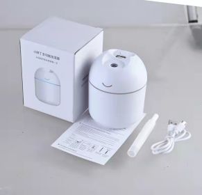 Small Desktop Home Car USB Large Capacity Spray Aromatherapy (Option: White-A-USB)