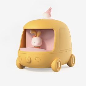 Wireless Mini Cute Portable Humidifier (Option: Yellow cute rabbit-USB)