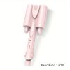 Three Barrel Hair Curling Wands With LCD Temperature Display - Ceramic Tourmaline Triple Barrels; Anion; 60 Minute Timed Shutdown; 17 Gear Temperature