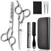 8 PCS Hair Cutting Scissors Kit, Professional Barber Shears Set With Hair Scissors Thinning Shears, Hair Cutting Shears Hair Cut Blending Salon Scisso