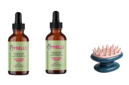 MIELLE Mint Scalp Hair Strengthening Oil (Option: Set2)