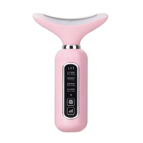 Household Vibration Lifting And Tightening Facial Massage Instrument (Color: pink)