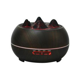 Atmosphere Flame Mountain Wood Grain Humidifier (Option: Style4 US Specification)